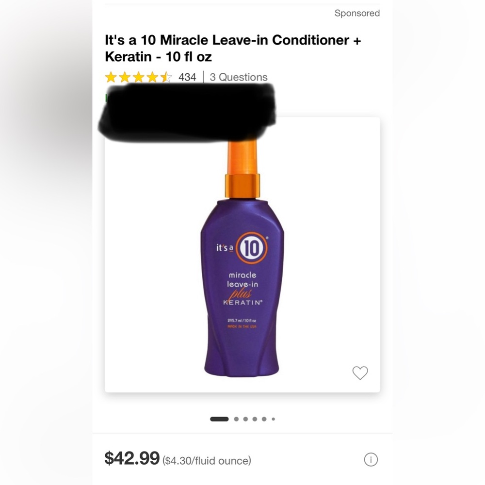 4 brand new it’s a 10 miracle leave in conditioner